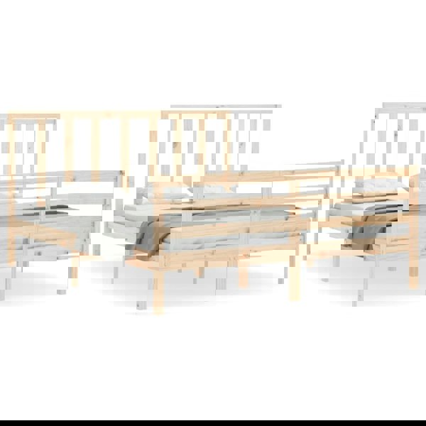 Berkfield Bed Frame with Headboard 160x200 cm Solid Wood