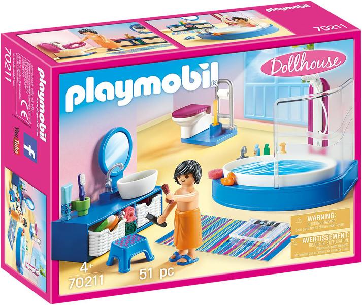 Playmobil Bathroom with Tub - 70211 Playset