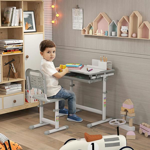 Kids Study Desk and Chair Set