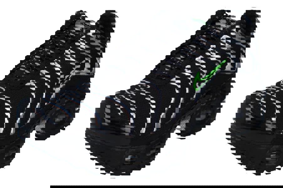 Nike Air Max Plus GS Fsp Trainers Dr8002  001 - Black Green Strike 001 - Photo 0