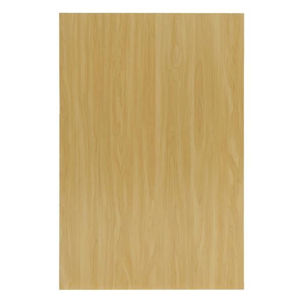 Maple wood countertop with a smooth, light finish, showcasing a natural grain pattern, designed for the Apollo LED Shop Counter Set