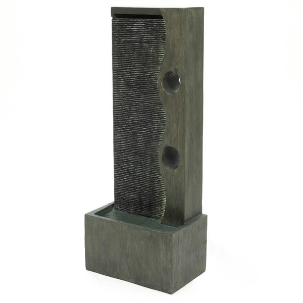 Harmony Falls Cascading Outdoor Garden Water Feature with LED Lights