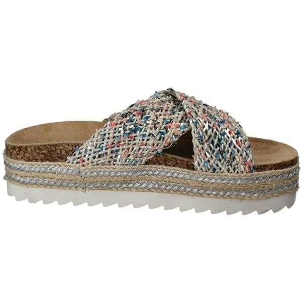 Spot On Ladies Spot On Chunky Sole Summer Mule