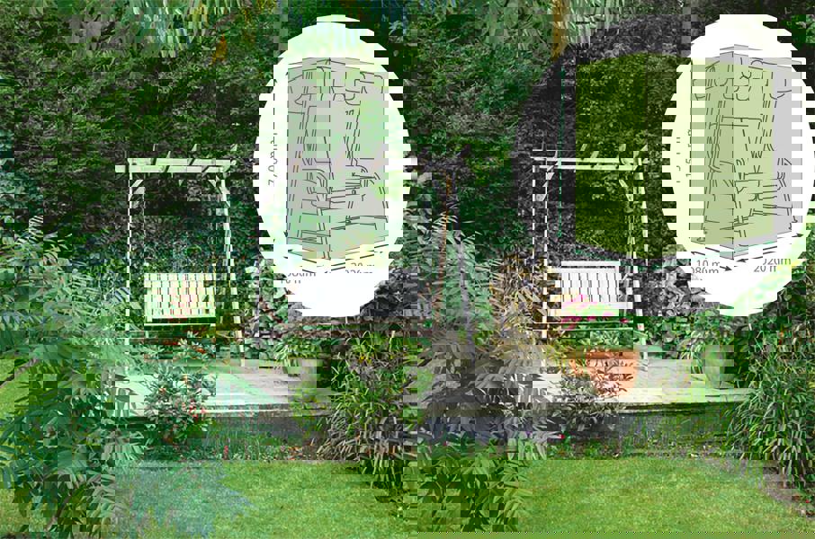 St Helens Home and Garden Water Resistant 3 Seater Swing Bench Cover