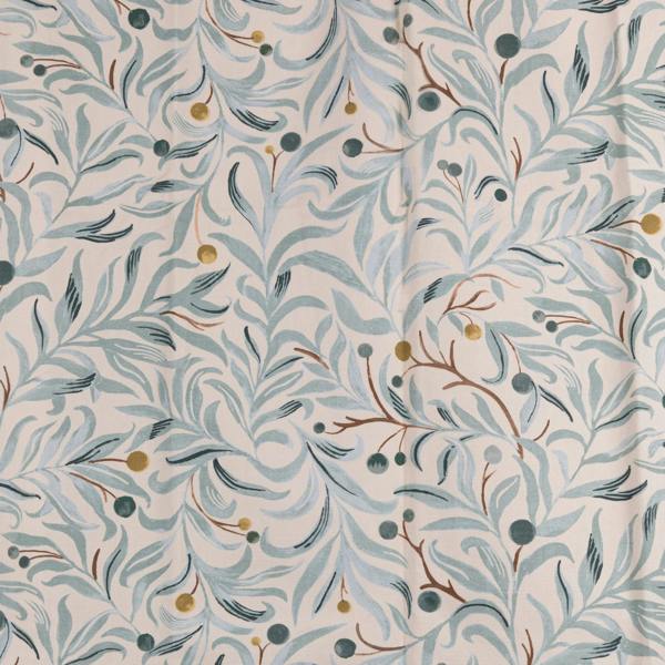 Malory fabric close-up in Aqua