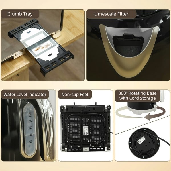 Kettle and Toaster Set