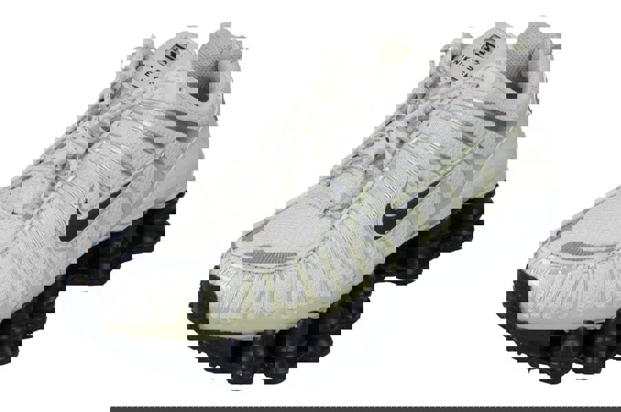 Nike Womens Shox Tl Trainers Fv0939  002 - Light Bone Off Noir Olive Aura 002 - Photo 0