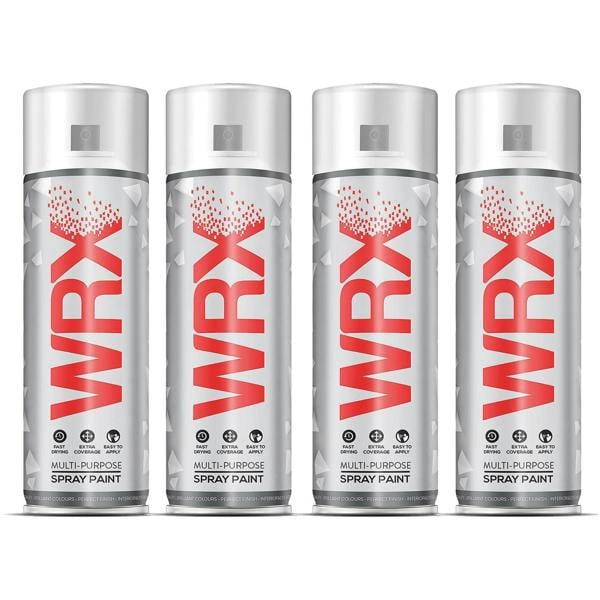 WRX 4X WRX Black Grey Spray Paints 400ml