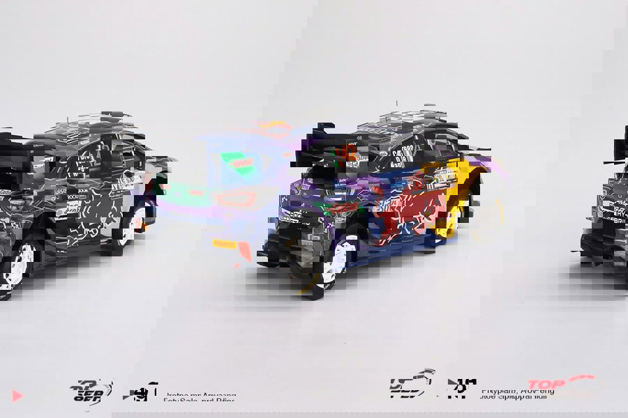 TSM Ford Puma Rally1 No.42 M-Sport Ford WRT 2022 Rally Italia Sardegna 2nd Place 1:18 Scale TSM TS0491