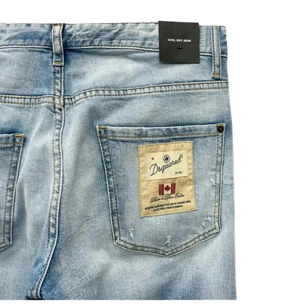 DSQUARED2 Cool Guy Jean Dsetroyed Style Light Blue Jeans W30