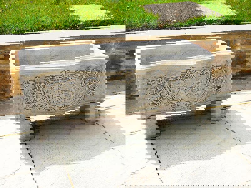 Large Bow Front Curved Decorative Trough