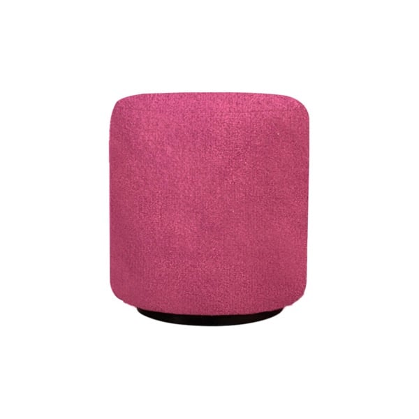 Ben Round Stool - Fuchsia Pink