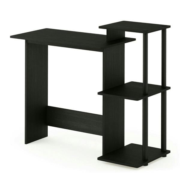 WALPLUS Efficient Home Laptop Notebook Computer Desk, Americano/Black | Modern Desk Designed for Contemporary Interiors