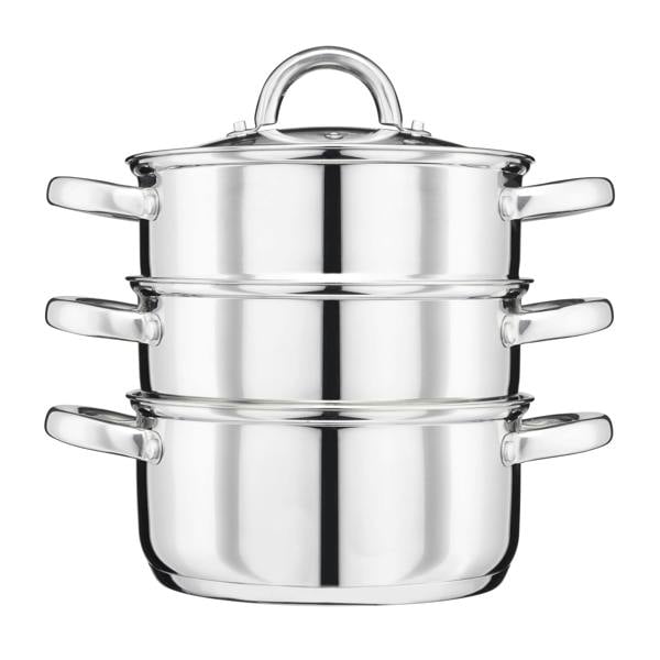 Cooks Professional 3 Tier Stainless Steel Steamer | 20cm