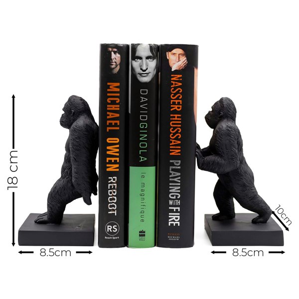 Maison des Cadeaux Gorilla Bookends