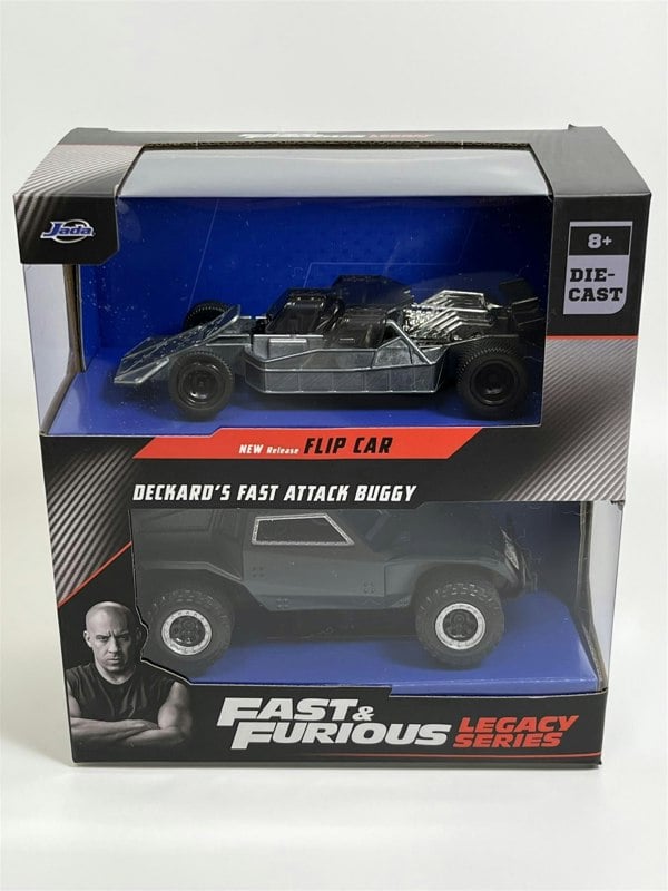 Jada Fast and Furious Twin Set Flip Car and Deckards Fast Attack Buggy 1:32 - 253202016