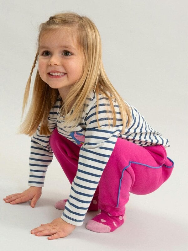 Kite Girls Organic Busy Bean Joggers Very Berry