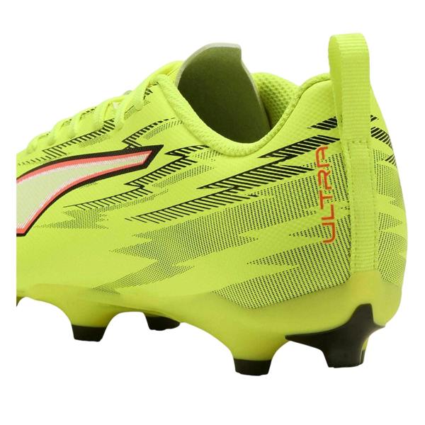 Puma Childrens/Kids Ultra 5 Play Firm Ground Football Boots - Yellow/Black - 