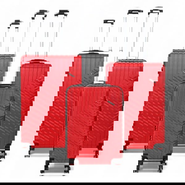 Snowball Hard Shell Luggage Set 8 Spinner Wheels ABS Suitcase