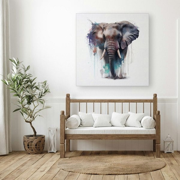 Warren Reed Elephant Splashart Canvas