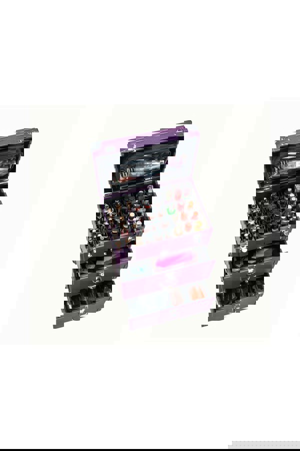 Living and Home 2 Drawers Portable Cosmetic Makeup Travel Case