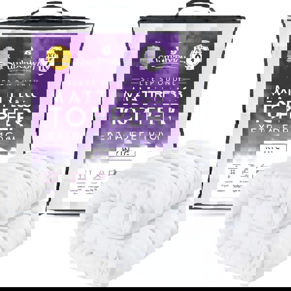 Slumberdown Sleep Soundly Extra Deep 10cm Mattress Topper