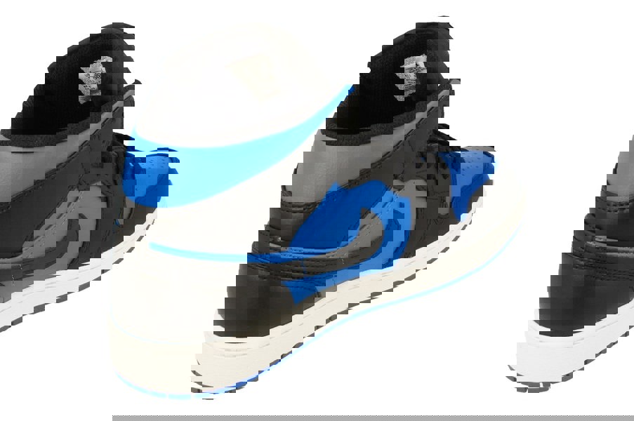 Nike Air Jordan 1 Mid Mens Trainers Dq8426  042 - Black Royal Blue White 042 - Photo 2