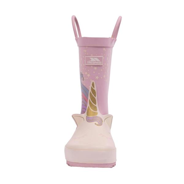 Trespass Kids Unicorn Wellington Boots - Pink