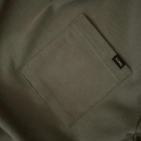 Kumu Heavyweight Pocket Tee Ash Brown