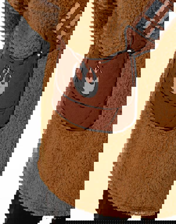 Star Wars Unisex Brown Chewbacca Blanket Hoodie (One Size)