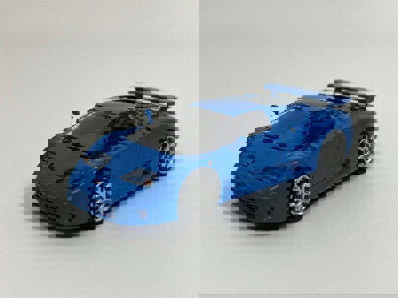 Mini GT Bugatti EB110 Super Sport Blue Bugatti LHD 1:64 Scale Mini GT MGT00890L