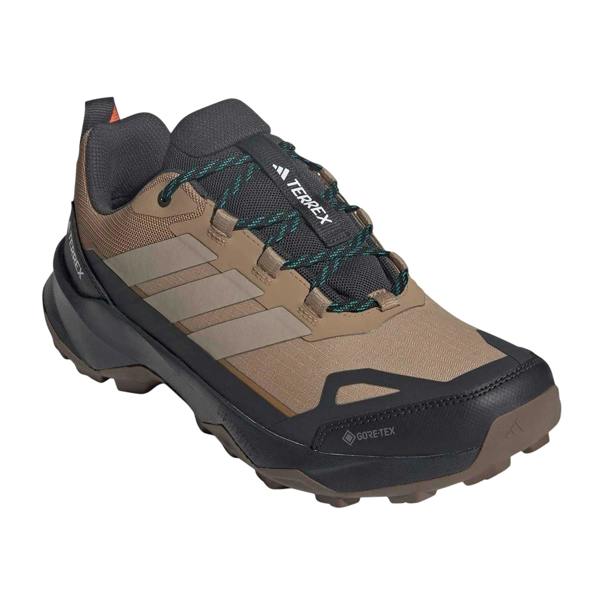 Adidas Mens Terrex Skychaser GORE-TEX Hiking Shoes - Green/Orange - 