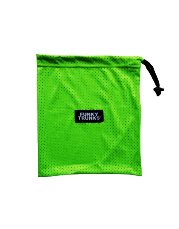Funky Trunks Mini Drawstring Mesh Bag - Green