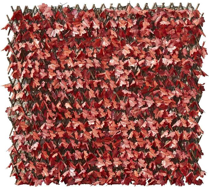 HYGRAD BUILT TO SURVIVE Artificial Hedge Flower Garden Screening Expanding Trellis Privacy Screen 1x2m