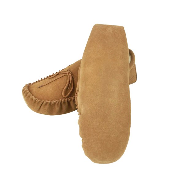 Eastern Counties Leather Unisex Adult Jesse Suede Moccasins - Chestnut