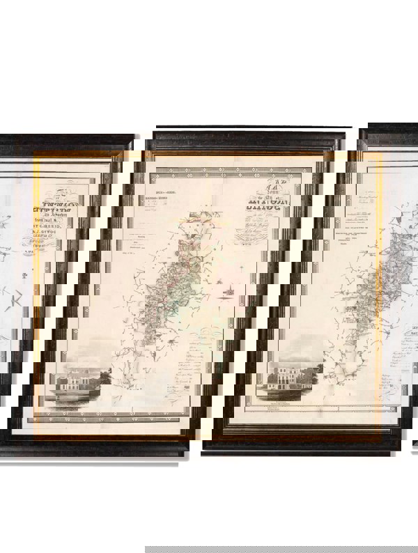 Exceptional Art c.1830 County Maps of England
