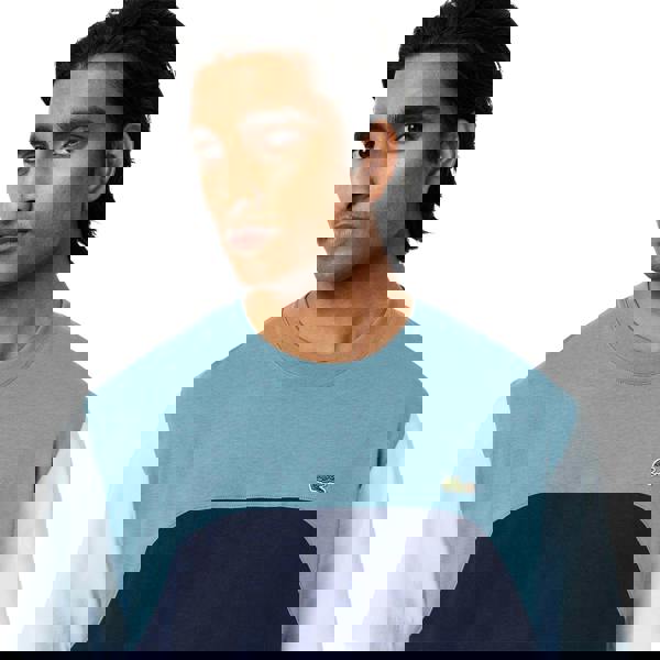 Lacoste Mens Colour Block Jersey T-Shirt - Navy - 