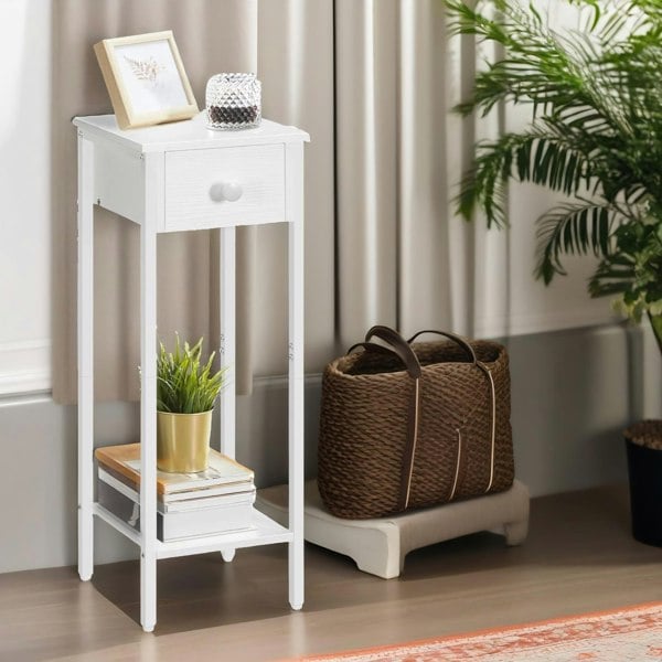 Rafaelo Mobilia Set of 2 Tall Bedside Tables