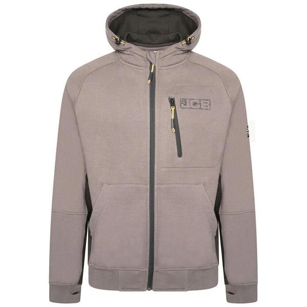 JCB Zip Thru Mens Trade Work Sweat Shirt Full Zip Hoodie