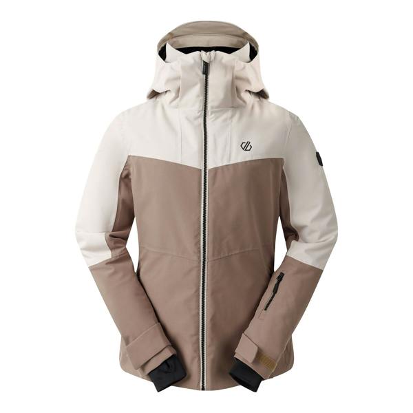 Dare 2B Womens/Ladies Iced Waterproof Ski Jacket - Grey Morn/Pine Bark - 