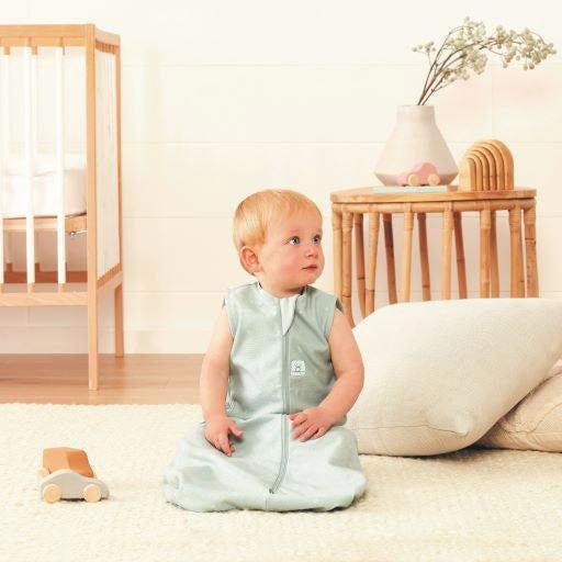 ergoPouch - Organic All Year Jersey Sleeping Bag - Sage - 1.0 TOG