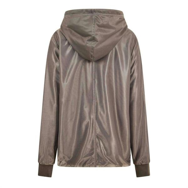 Puma Womens/Ladies Metallic Hooded Jacket - Purple - 