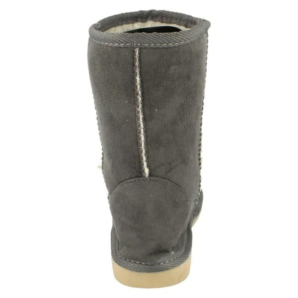 Spot On Ladies Spot On Faux Fur Lined Winter Boots