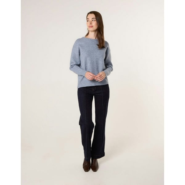 Blue Vanilla Round Neck Jumper
