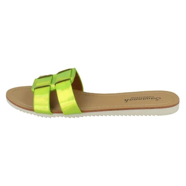 Savannah Ladies Savannah Flat Two Strap Mule