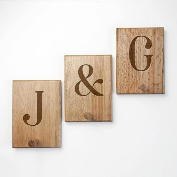 Abode Home & Gifts Personalised Wooden Peg Hook