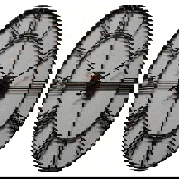 Hill Interiors Skeleton Wall Clock - Bronze - 