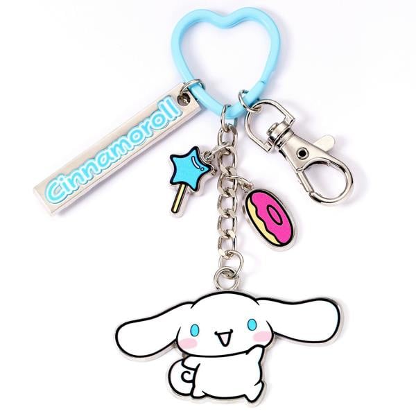 Hello Kitty Cinnamoroll Keyring With Charms