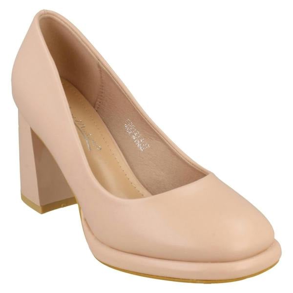 Anne Michelle Womens Anne Michelle Block Heeled Court Shoes F90121