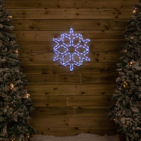 Samuel Alexander 57cm RGB Digital Light up Christmas Snowflake with Remote Control & Timer Function